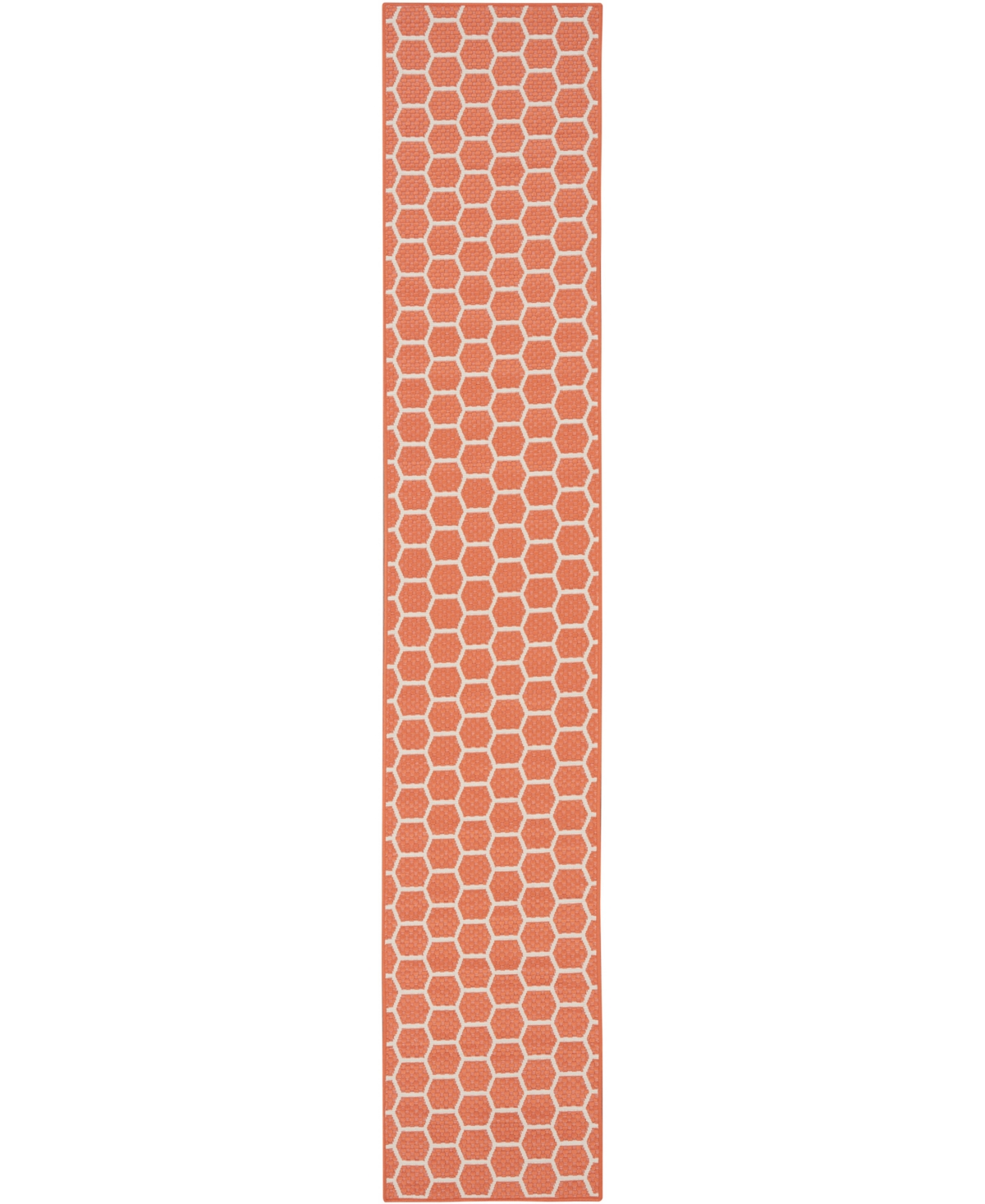 Nourison Home Twist Reversible Tws01 2'2"x10' Runner Area Rug In Coral