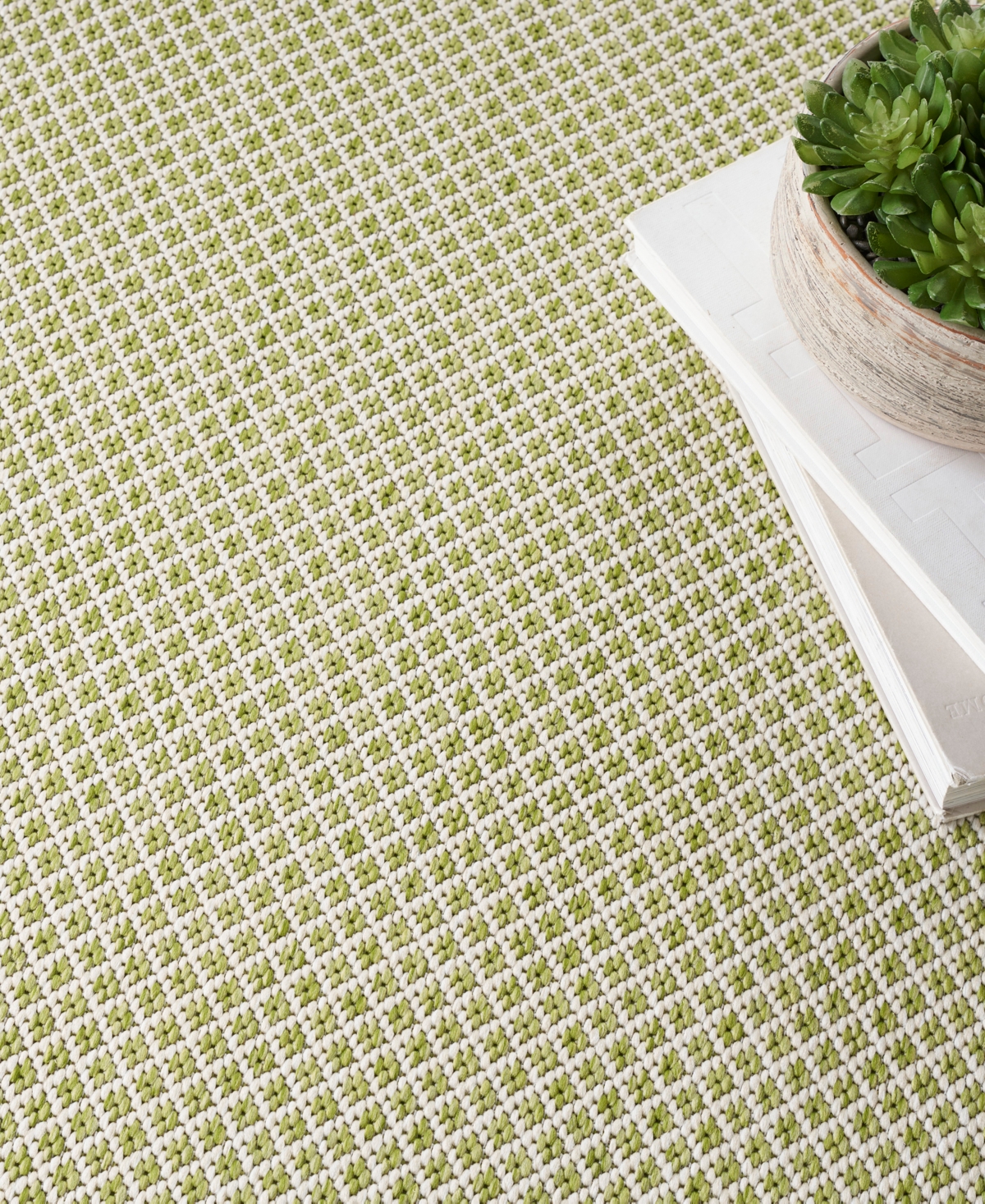 Nourison Home Courtyard Cou01 8'x8' Square Area Rug In Ivory,moss