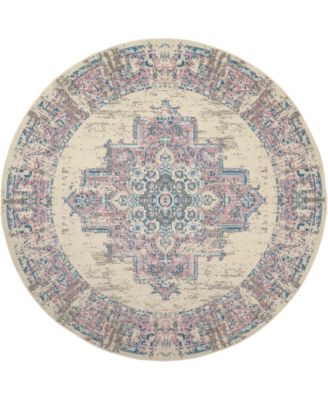 Grafix GRF14 8'x8' Round Area Rug