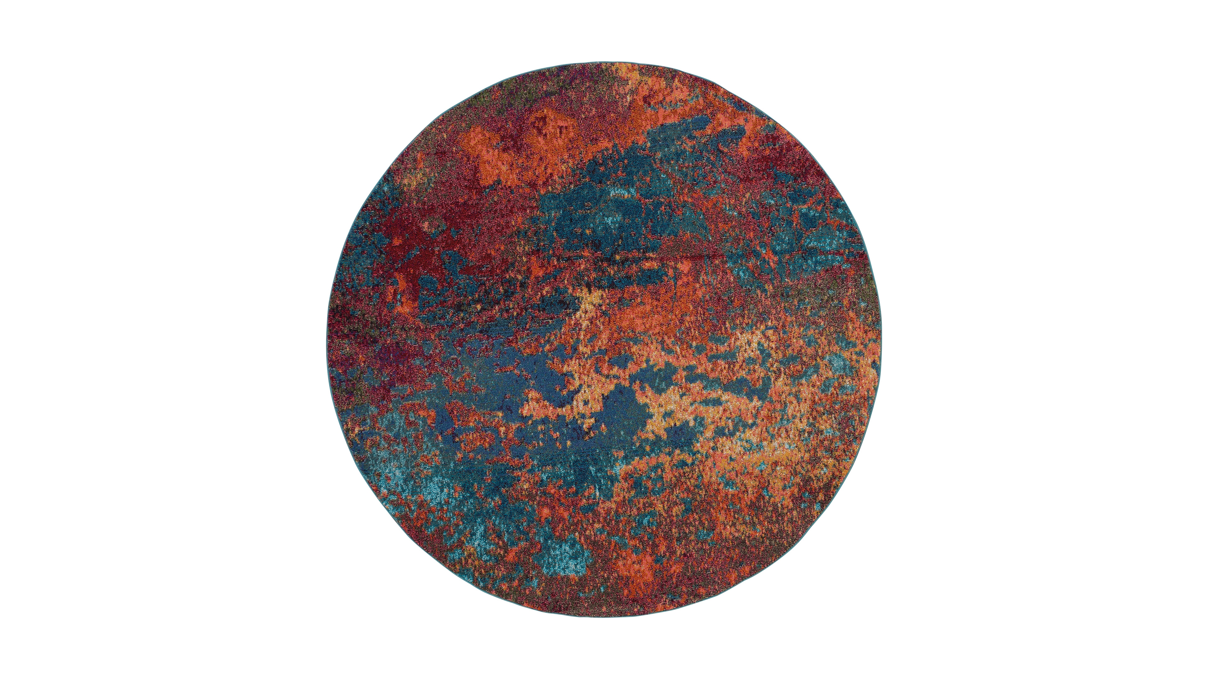 Nourison Home Celestial CES08 7'10"x7'10" Round Area Rug