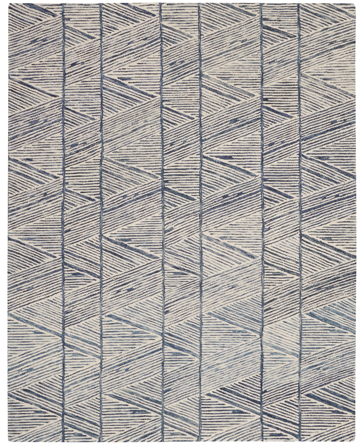 Nourison Home Colorado Clr01 8'3x11'6 Area Rug In White,blue