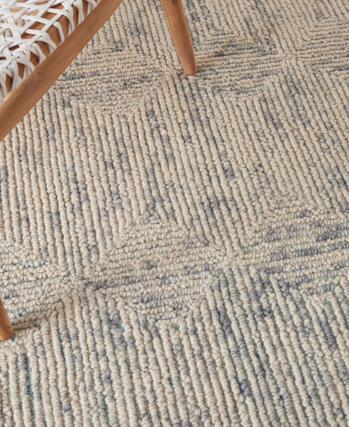 Nourison Home Colorado Clr04 3'9"x5'9" Area Rug In Ivory,gray