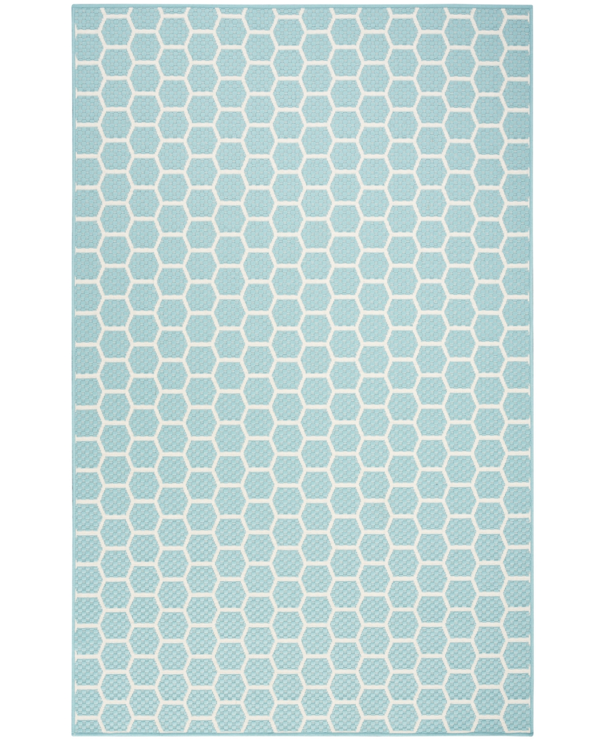 Nourison Home Twist Reversible Tws01 5'x7' Area Rug In Aqua