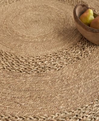 Natural Seagrass NSG01 8'x8' Round Area Rug