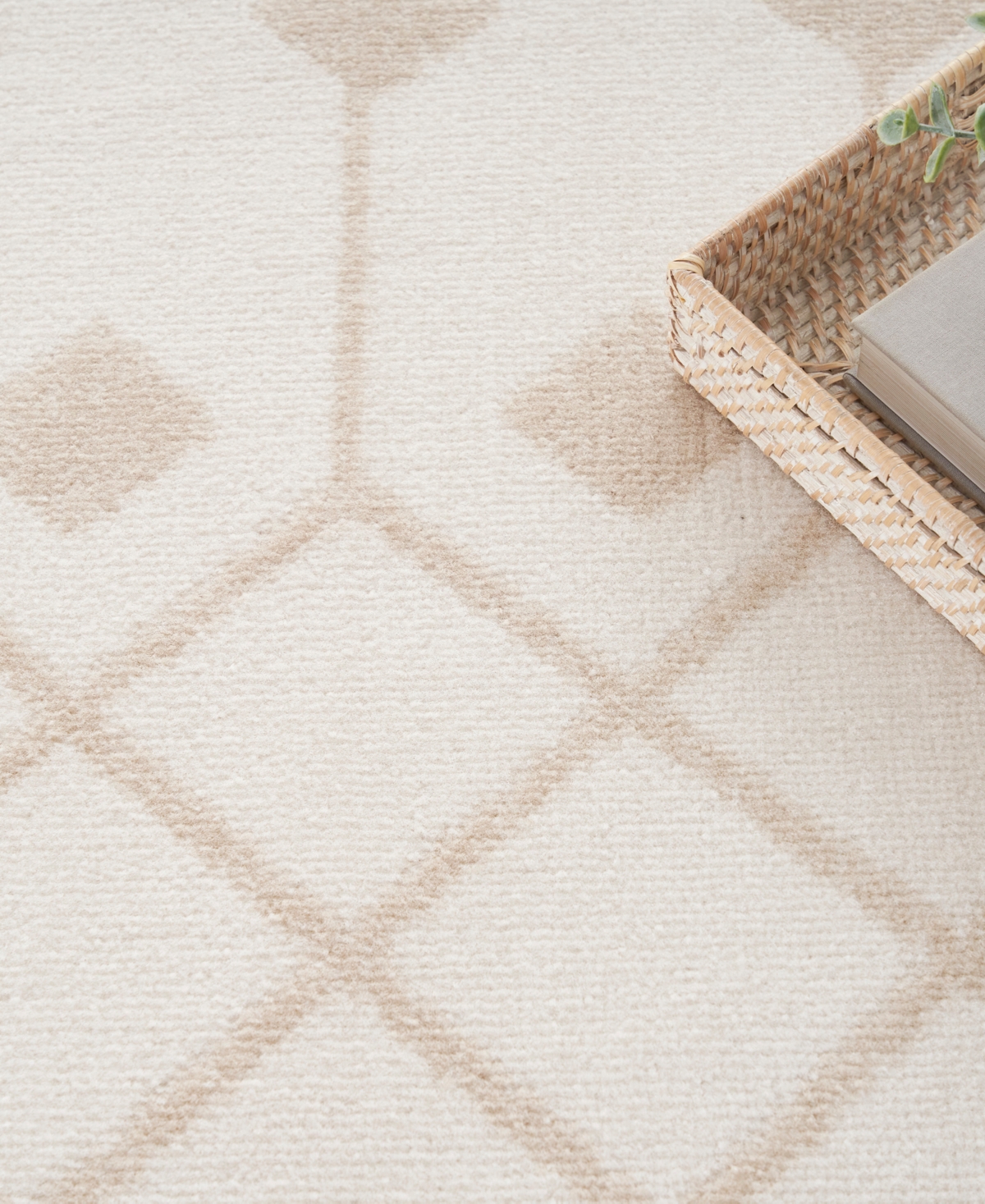 Nourison Home Grafix Grf37 5'3"x7'3" Area Rug In Ivory