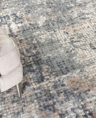 Nourison Home Quarry Qua02 Rug Collection In Blue,beige