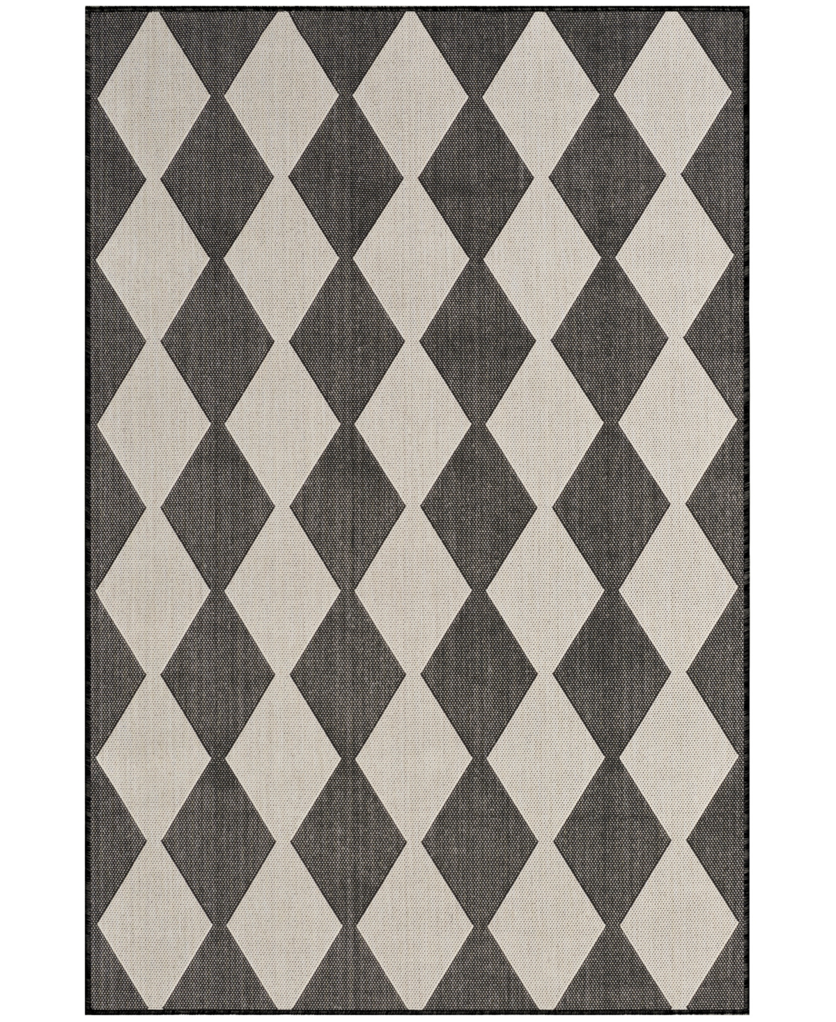 Nourison Home Positano Pos04 4'x6' Area Rug In Black