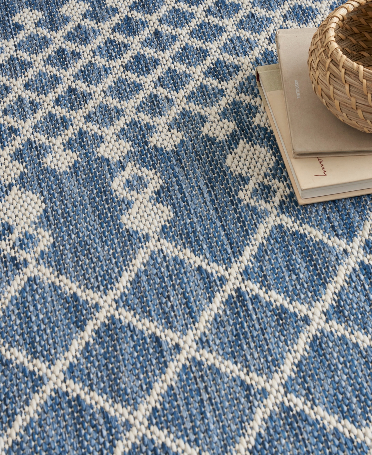 Nourison Home Positano Pos02 8'x10' Area Rug In Blue