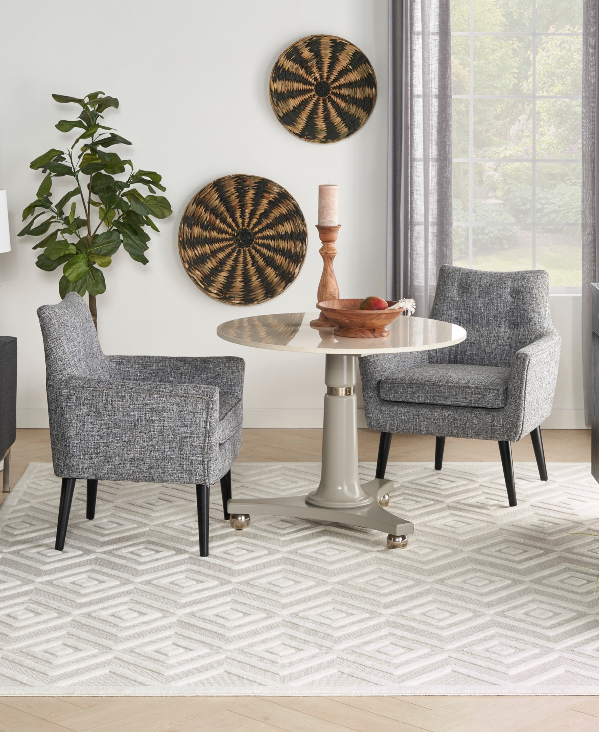 Nourison Home Versatile Nrv01 8'x10' Area Rug In Ivory