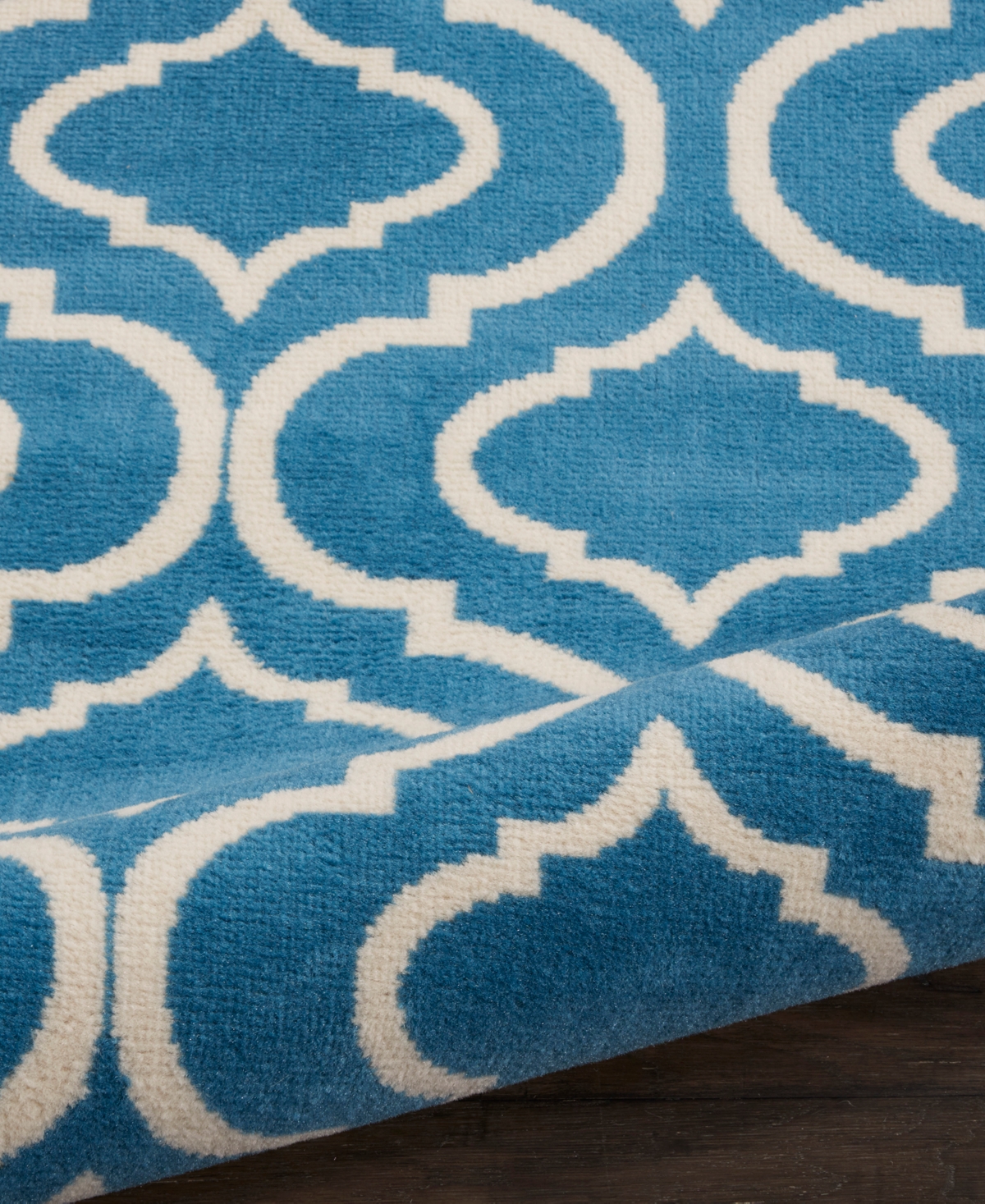 Nourison Home Jubilant Jub19 5'3"x5'3" Round Area Rug In Blue