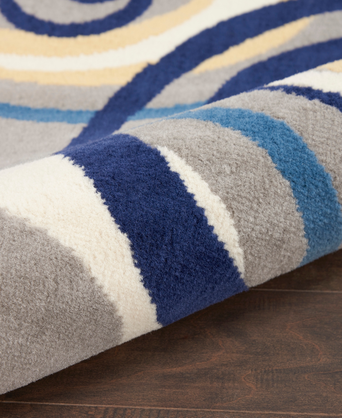 Nourison Home Grafix Grf21 3'9"x5'9" Area Rug In Gray