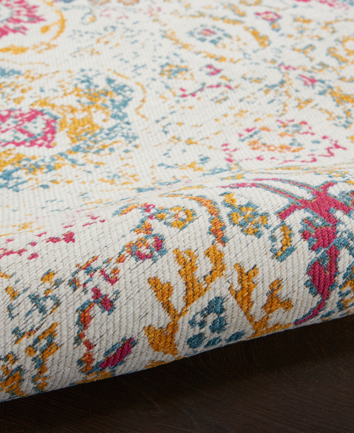 Nourison Home Damask Das06 8'x10' Area Rug In Multi