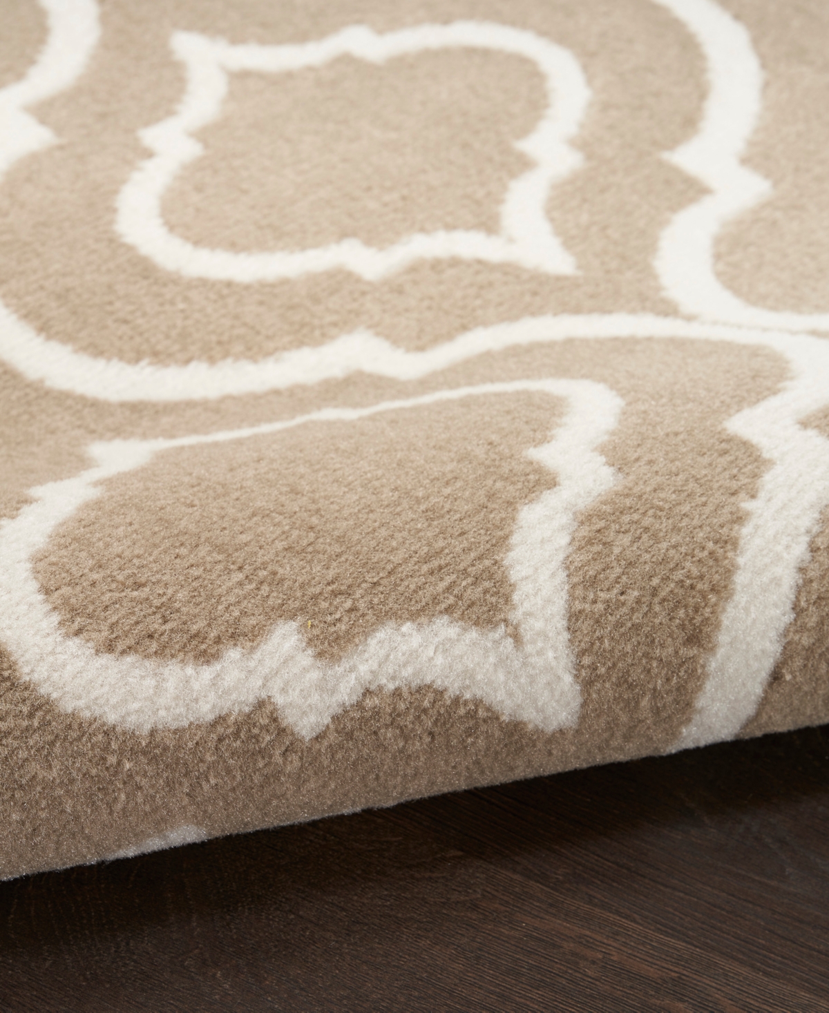 Nourison Home Jubilant Jub19 7'10"x9'10" Area Rug In Taupe