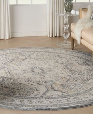 Lynx LNX01 7'10"x7'10" Round Area Rug