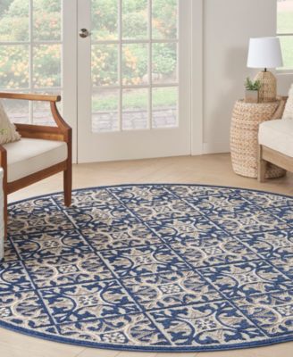 Aloha ALH34 7'10"x7'10" Round Area Rug