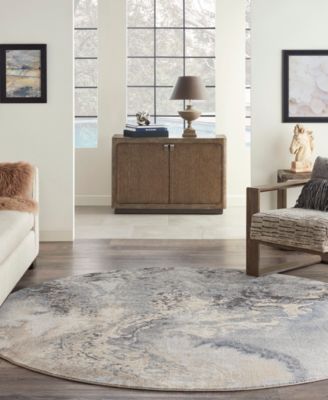 Maxell MAE08 7'10"x7'10" Round Area Rug