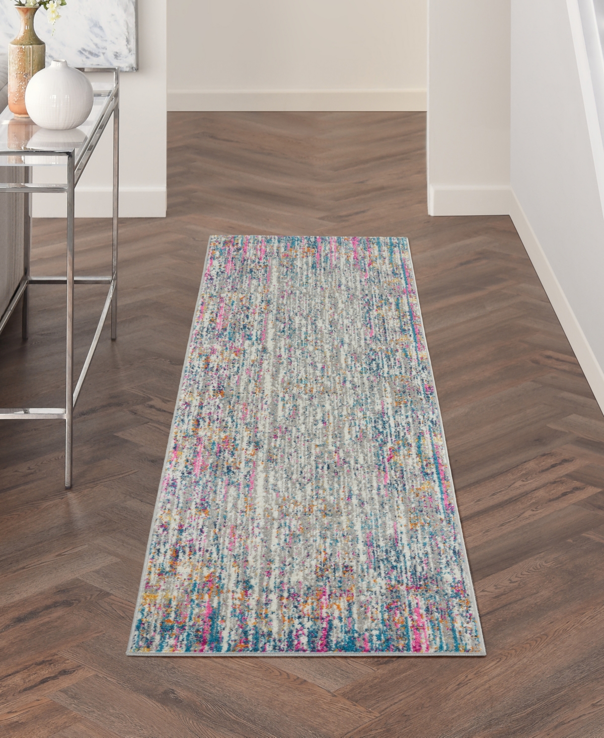Nourison Home Passion Psn09 2'2"x10' Runner Area Rug In Ivory