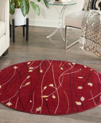 Grafix GRF15 5'3"x5'3" Round Area Rug