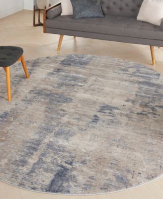 Rustic Textures RUS05 5'3"x5'3" Round Area Rug