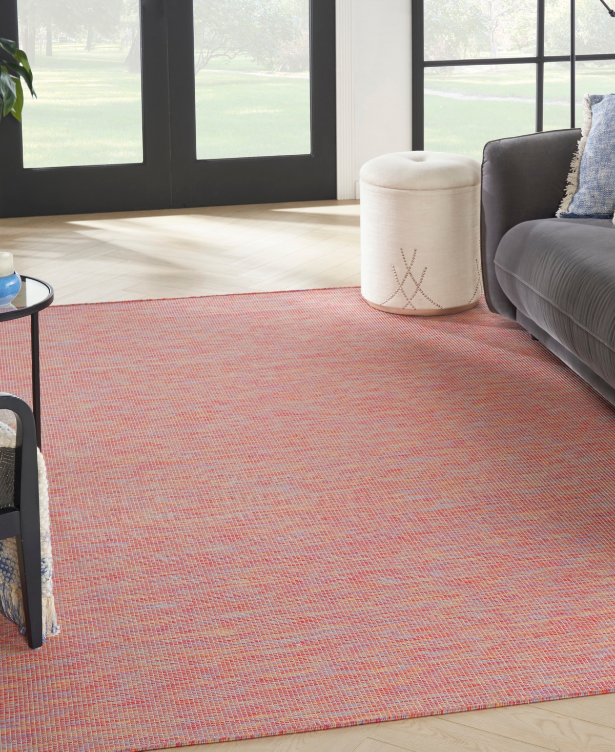 Nourison Home Positano Pos01 8'x10' Area Rug In Multi,pink