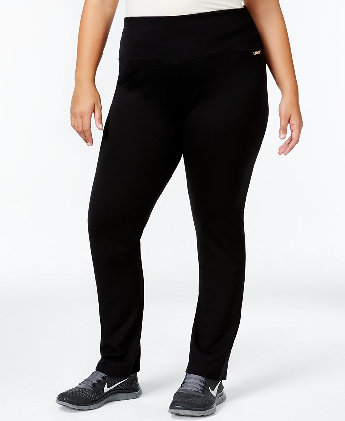 Calvin Klein Plus Size Pull-On Active Leggings & Reviews - Pants & Capris - Plus  Sizes - Macy's