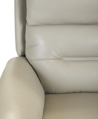 Ossorio Leather Power Swivel Glide Recliner, Created for Macy's