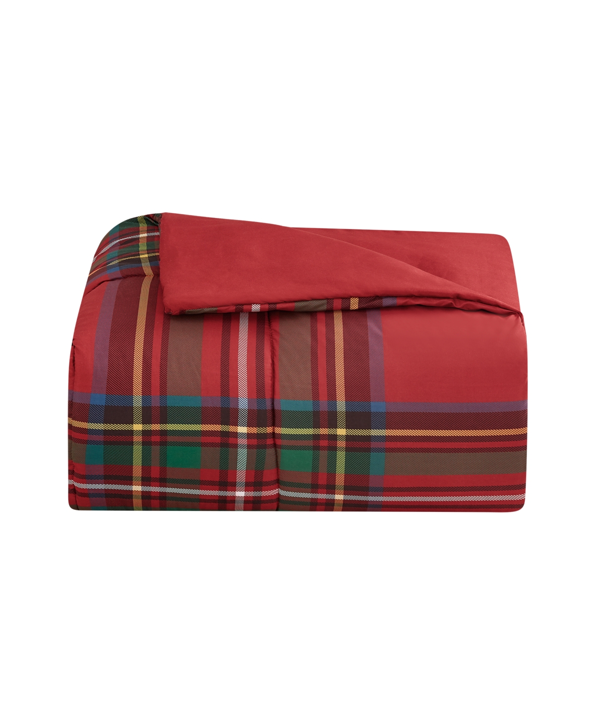 Sunham Holiday Script 8-pc. Comforter Set, Exclusively At Macy's In Red