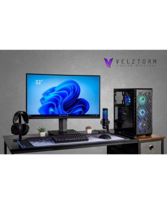 Fultix Custom Built Gaming Desktop PC (AMD Ryzen 5-5500 6-Core, GeForce GTX 1050 Ti 4GB, 16GB DDR4, 2TB PCIe SSD + 2TB HDD (3.5),Win 11 Pro)