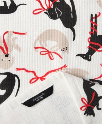 Holiday Pets Kitchen Towel, Oven Mitt & Potholder, Set of 4