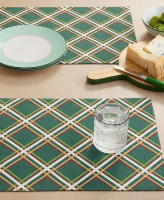 Acrobat Plaid Placemat 13" x 19", Set of 4