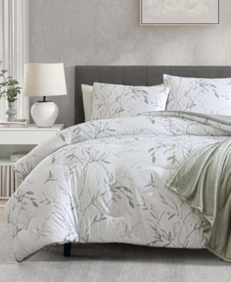 Ink Wash Vine 4-Pc. Comforter Set, King