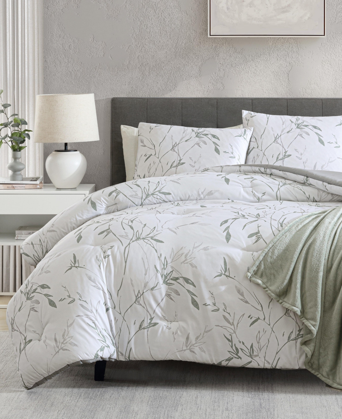 Kenneth Cole New York Ink Wash Vine 4-Pc. Comforter Set