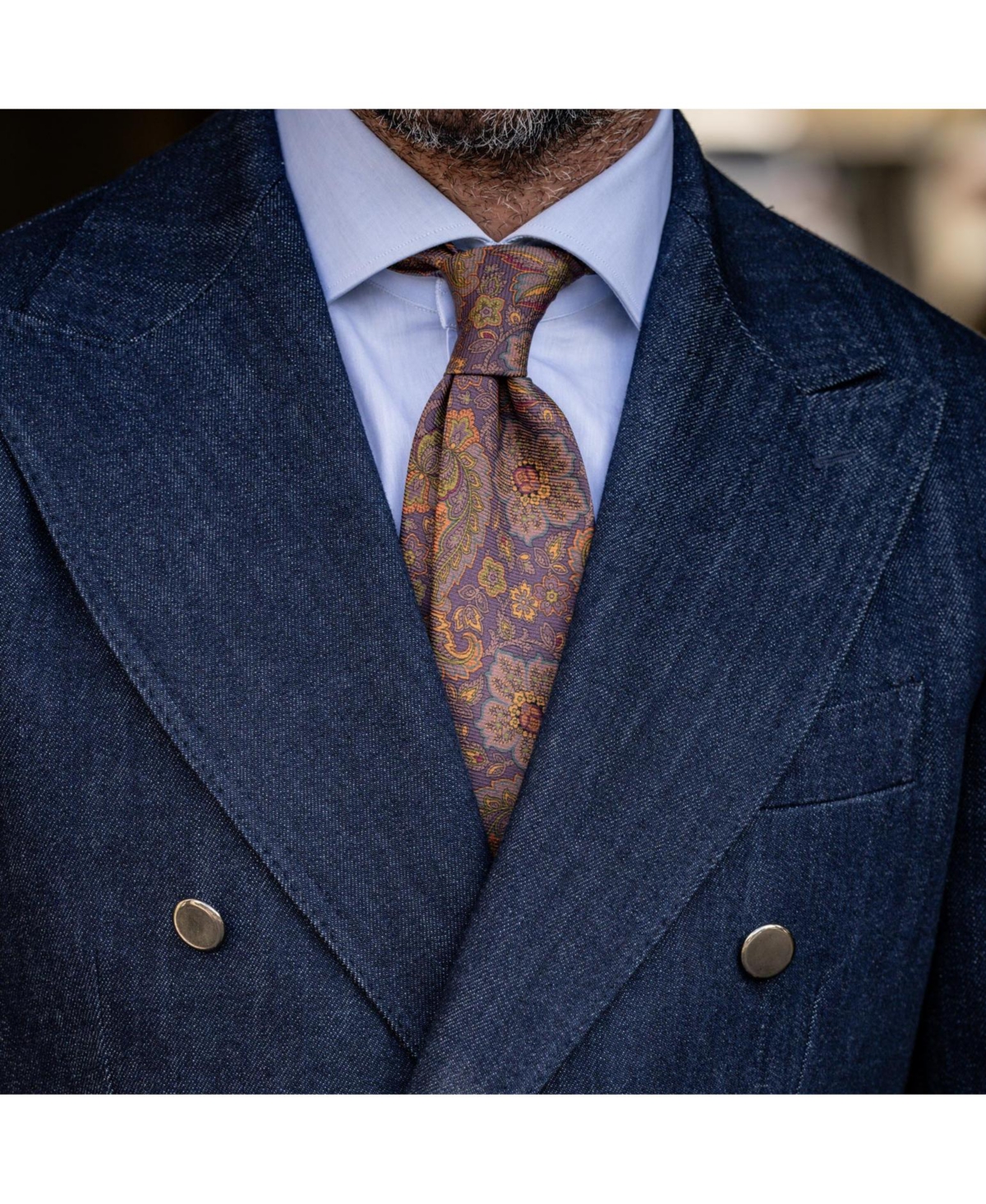 Trevi - Printed Silk Tie for Men