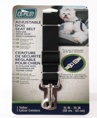 Dog Seat Belt, Car Harness for Dogs, Adjustable Safety Leash Pet Seatbelt,  Durable, Made of Nylon