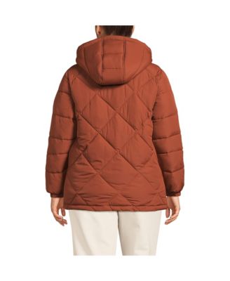 Plus Size FeatherFree Insulated Diamond Quilted Jacket