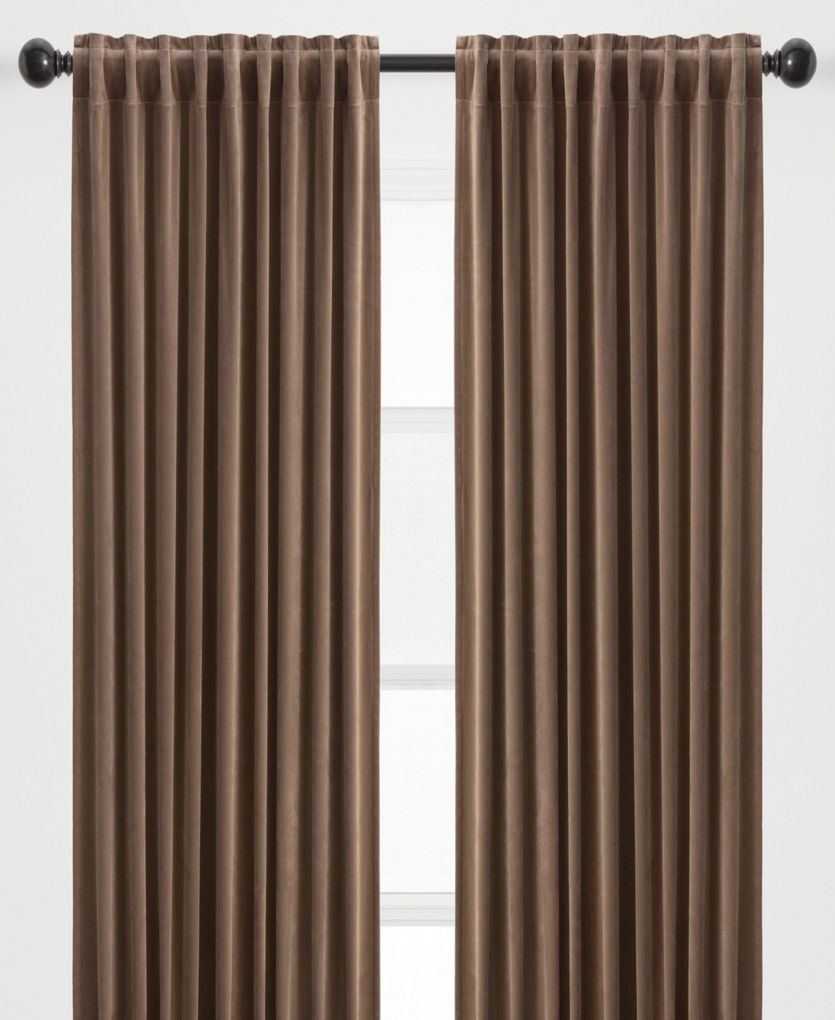 Premium 2-Panel Blackout Velvet Curtains - Classy & Solid Drapes for Living Room or Bedroom - 52&#x22; x 108&#x22; - Indigo - Turquoise sage