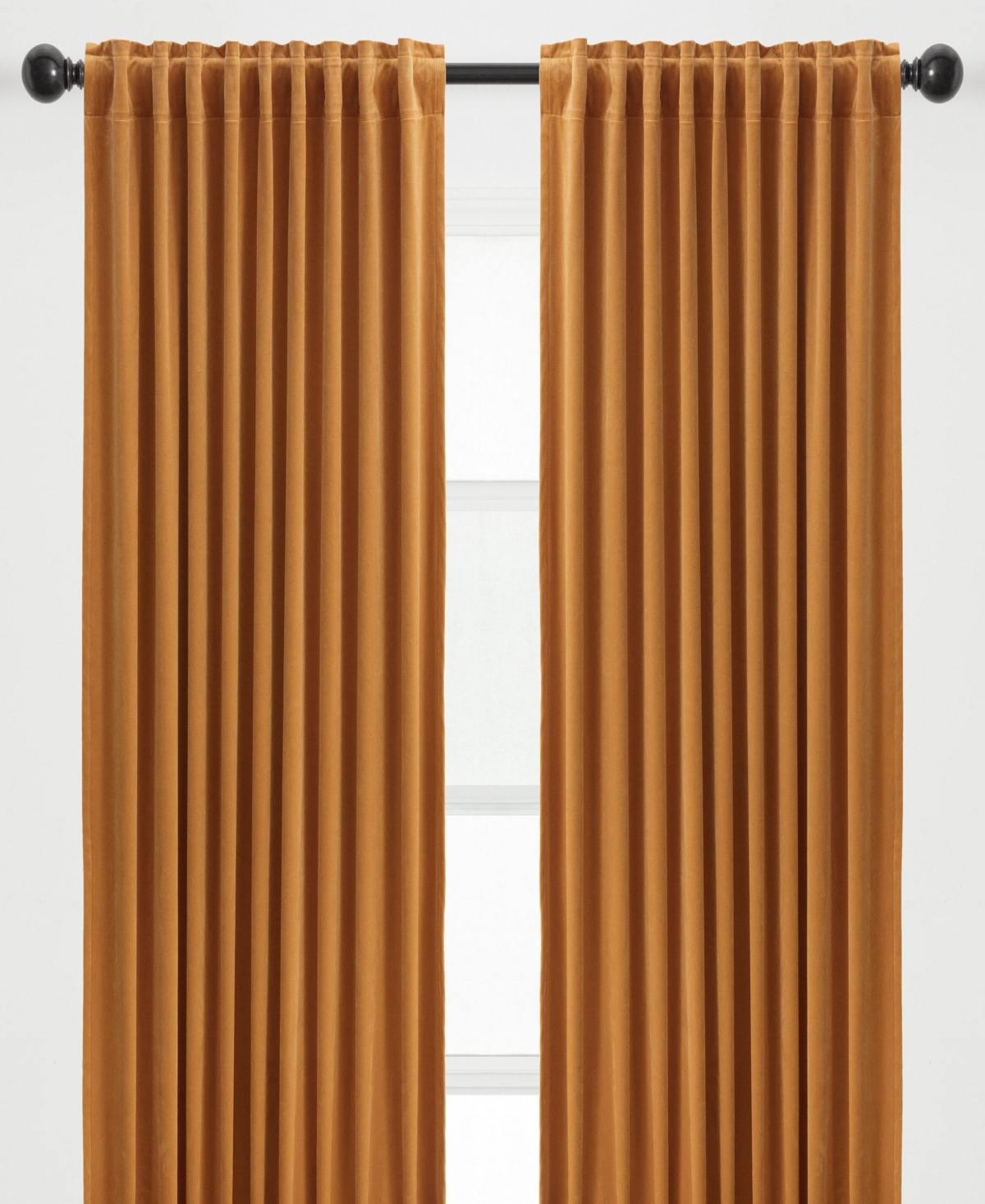 Chanasya Premium 2-Panel Blackout Velvet Curtains - Classy & Solid Drapes for Living Room or Bedroom - 52