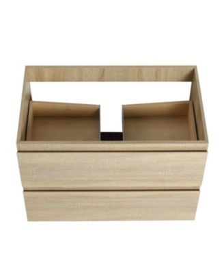 Streamdale 36" Wall-Mounted Vanity with Resin Sink and Soft-Close Drawers