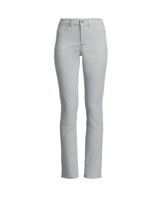 Petite Mid Rise Straight Leg Corduroy Pants