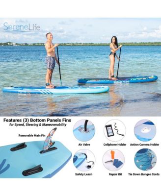 Rising Flow Stand-Up Paddle-Board (SUP) with Waterproof Mobile Phone Case, 10'6"