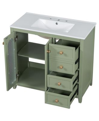  36" Vanity with Soft Close Doors and Drawers