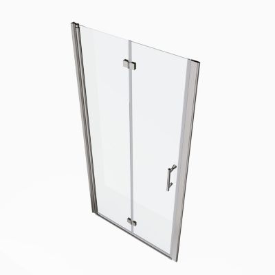 1 3/8" adjustment, universal pivot shower door, with 1/4" tempered glass