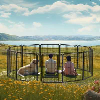   Heavy Duty 12-Panel Dog Playpen