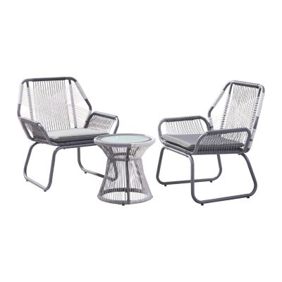 Milan 3-Piece Outdoor Chat Set: Refreshing Drinks, Meaningful Conversations