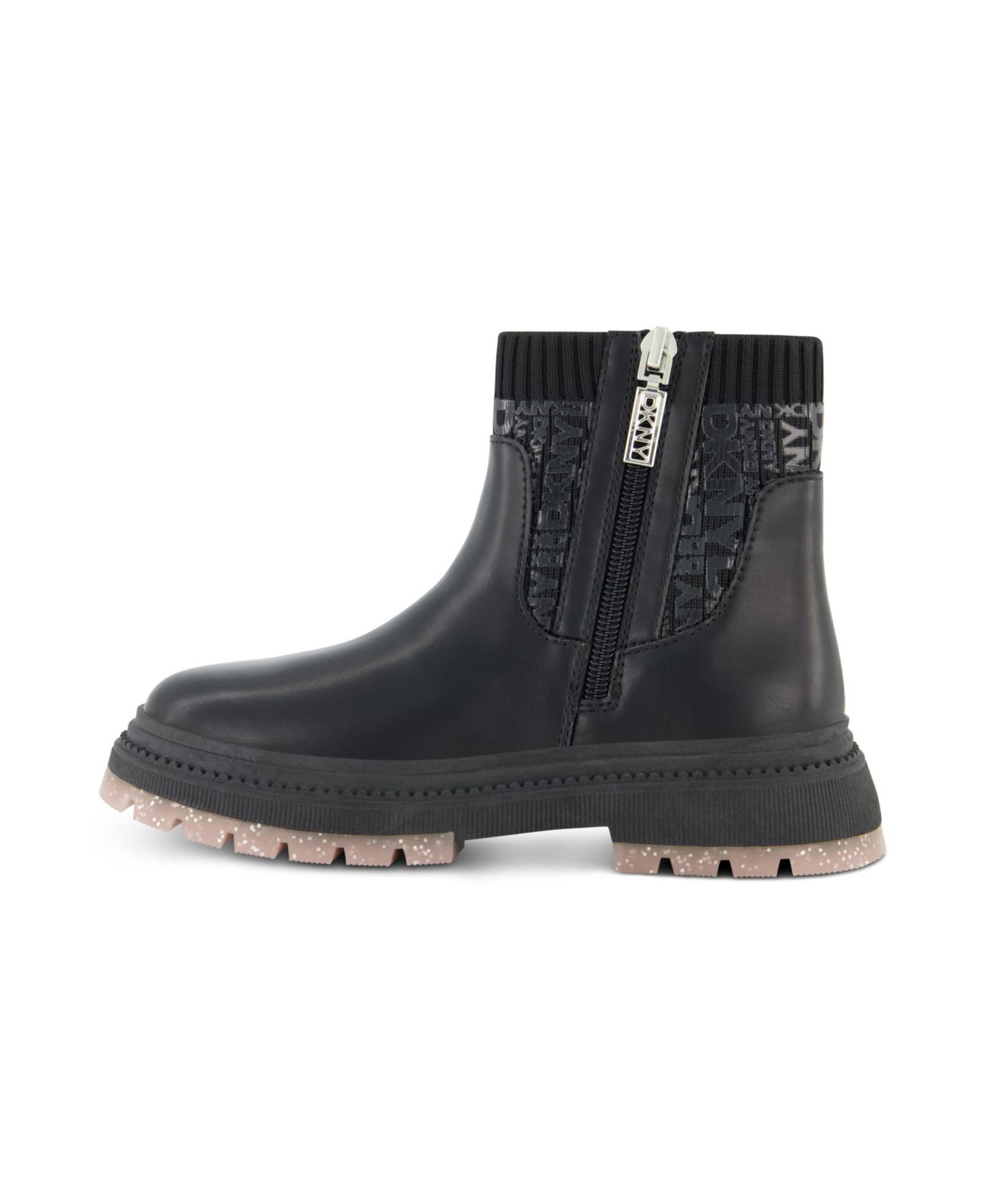 Ботинки DKNY Crissa Stretch Lug Boot для девочек, цвет: Чёрный — фото 2