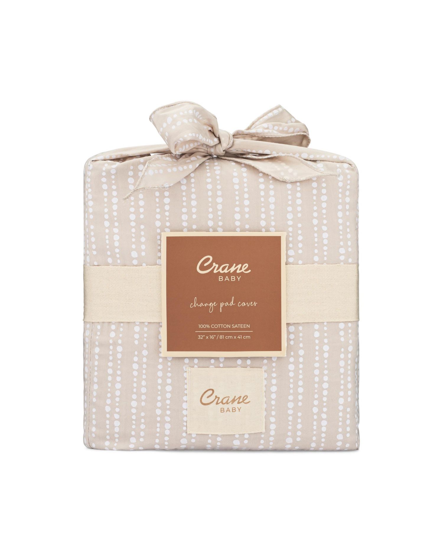 Infants Cove Quilted Neutral Dot Change Pad Cover