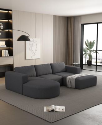 Modular Sectional Sofa with Chaise, Sleeper