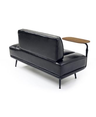 Modern End of Bed Bench with Swivel Tray