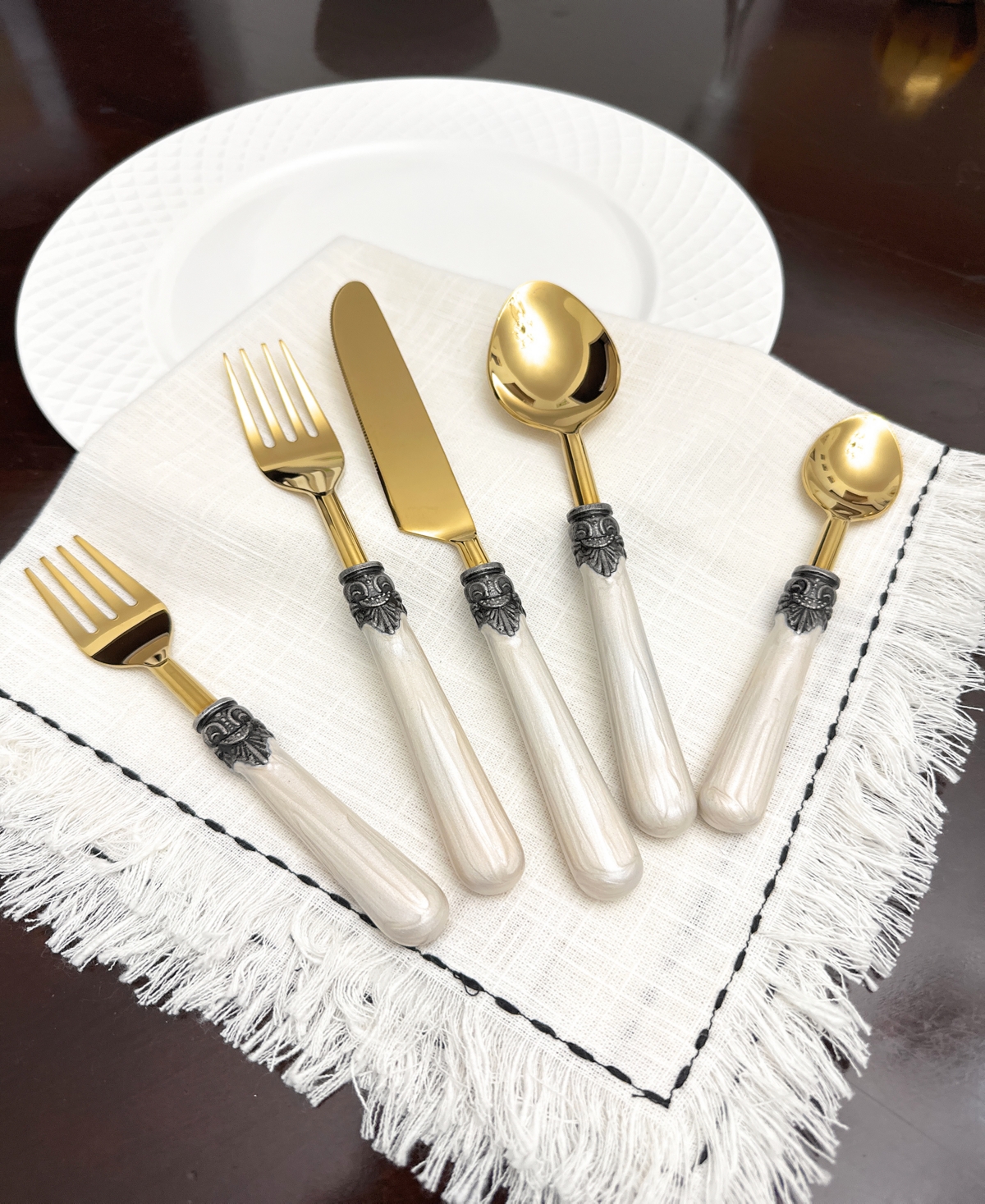VIBHSA VICTORIAN 20-PC. FLATWARE SET, SERVING FOR 4 