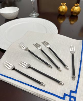 Curved 6-Pc. Cake Fork Set, Service for 6
